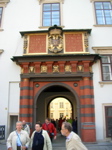 Vienne. Palais de la Hofburg. Porte renaissance
